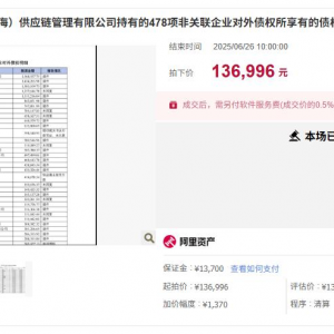 �Ҙ�������(y��ng)�3301�fԪ����(qu��n)��������13.7�fԪ������������r������